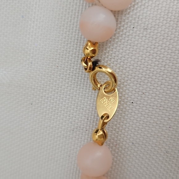 TRIFARI Vintage Soft Pink 22" Necklace - Picture 6 of 6